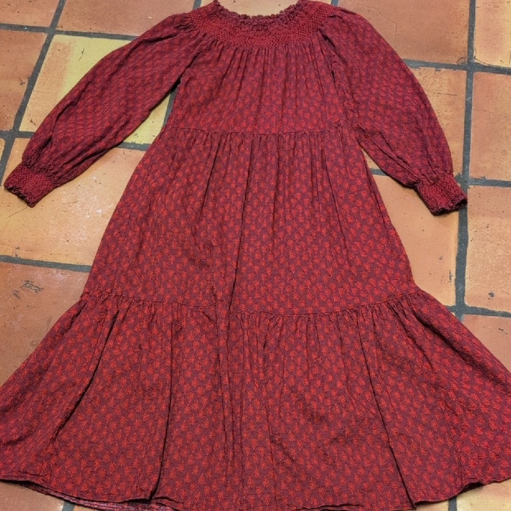 Universal Thread Red Ruffled Smocked Sundress - Picture 11 of 12